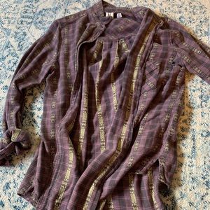 Urban outfitters purple flannel